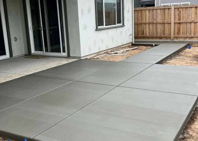 impressing concrete patio