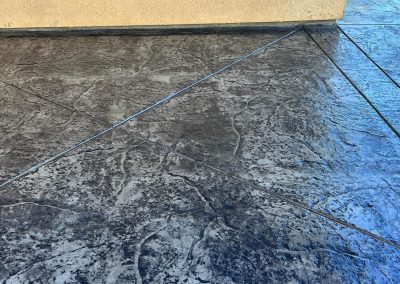 beautiful concrete patio