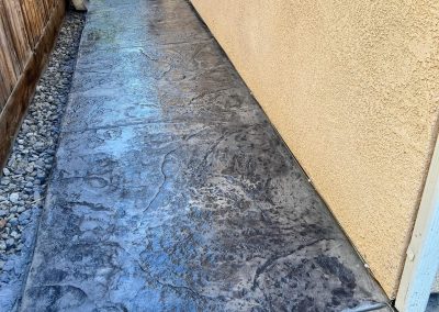 decorative concrete patio
