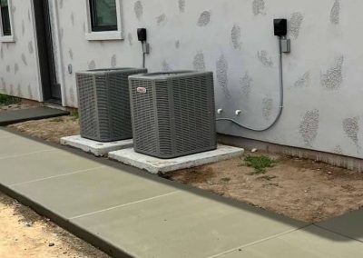 commercial concrete patio