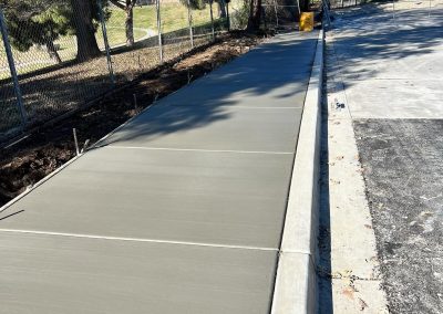 Sidewalk installation