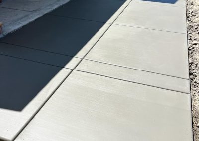 concrete patio installation