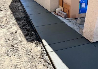 concrete patio