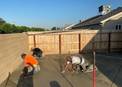concrete driveway