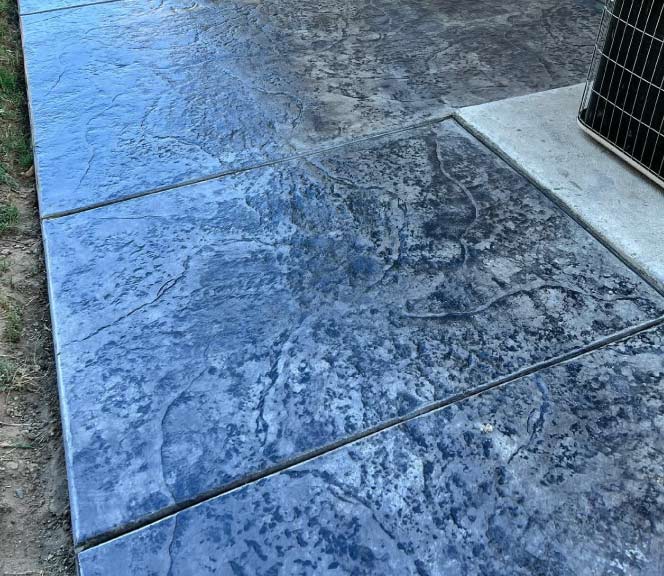 concrete patio
