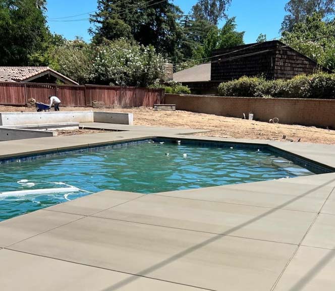pool deck